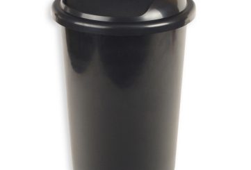 Ведро мусорное с крышкой-вертушкой (для бара)