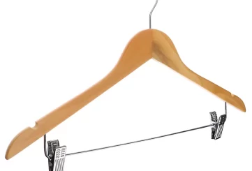 Вешалка-плечики для одежды деревянная