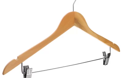 Вешалка-плечики для одежды деревянная