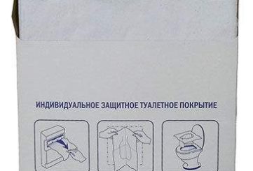 Санитарно-гигиенические покрытия на сиденье унитаза